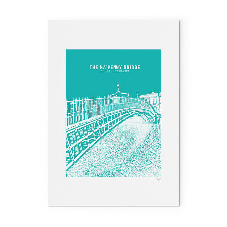 THE HA'PENNY BRIDGE PRINT