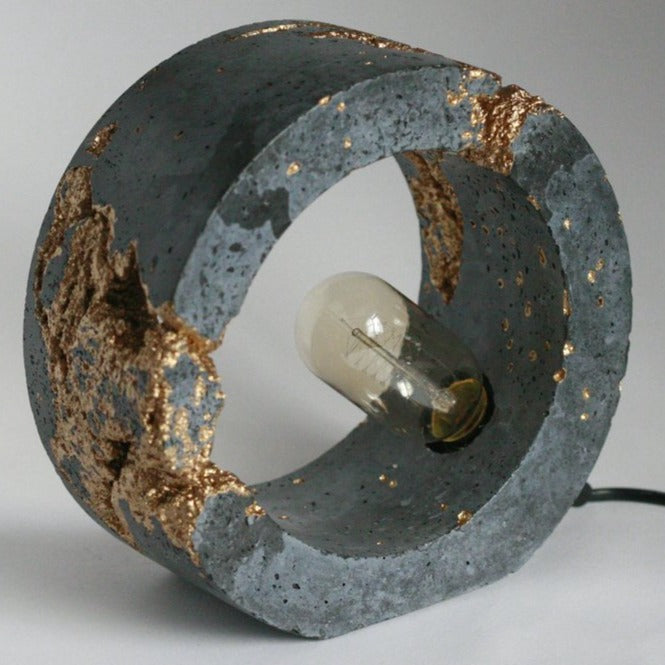 WABI SABI CONCRETE ORB TABLE LAMP | CONCRETE LIGHT