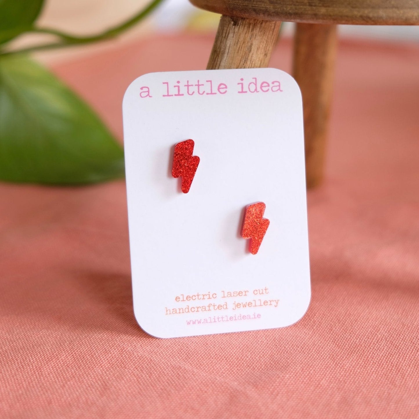 Mini Lightning Bolt Studs