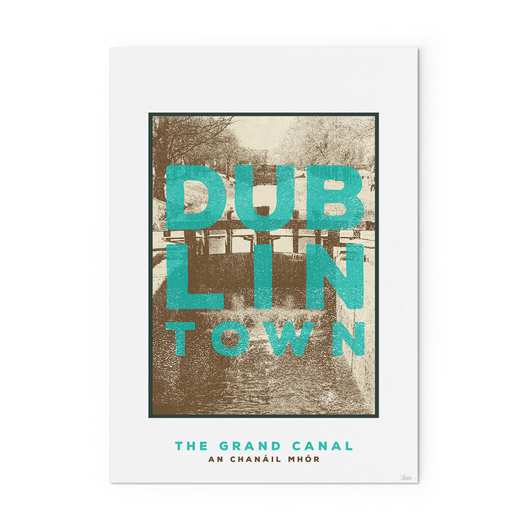 THE GRAND CANAL PRINT - DUBLIN TOWN COLLECTION