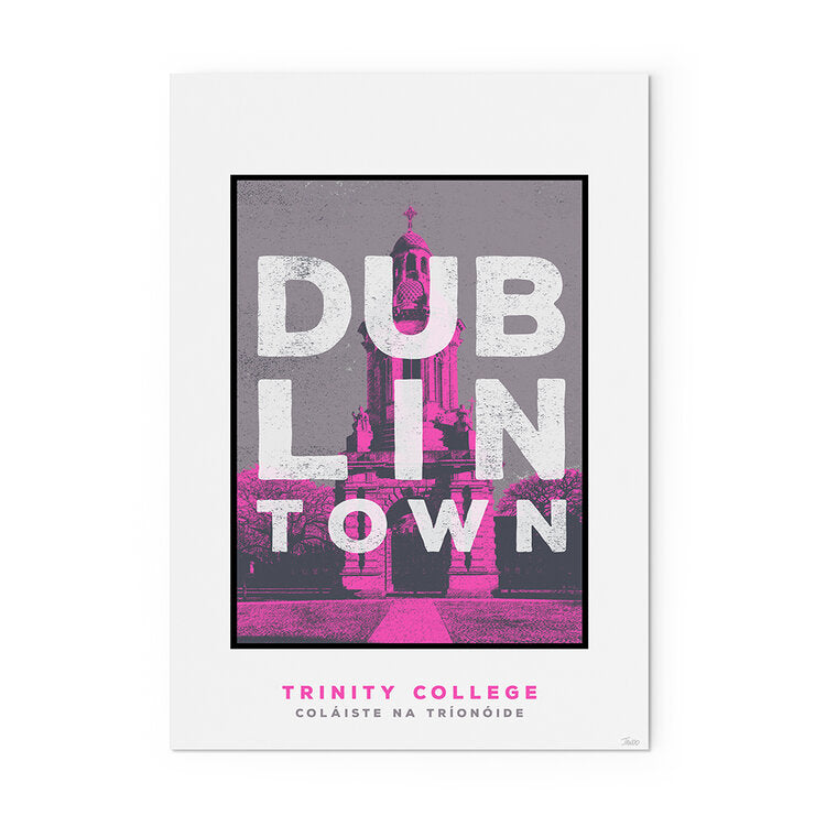 TRINITY COLLEGE PRINT - DUBLIN TOWN COLLECTION
