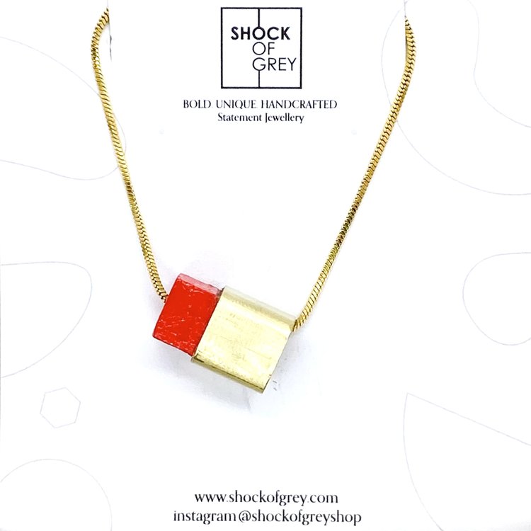 Box Cube Necklace