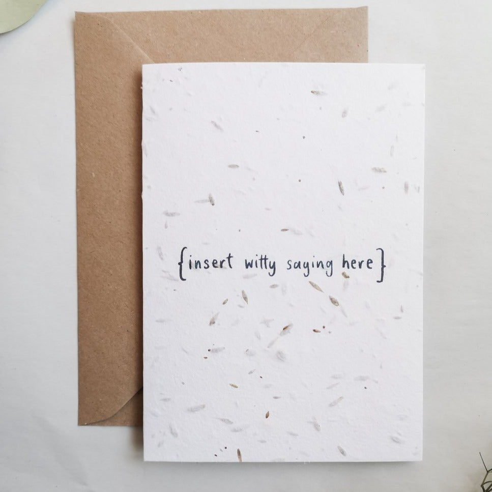 Seed Greeting Cards
